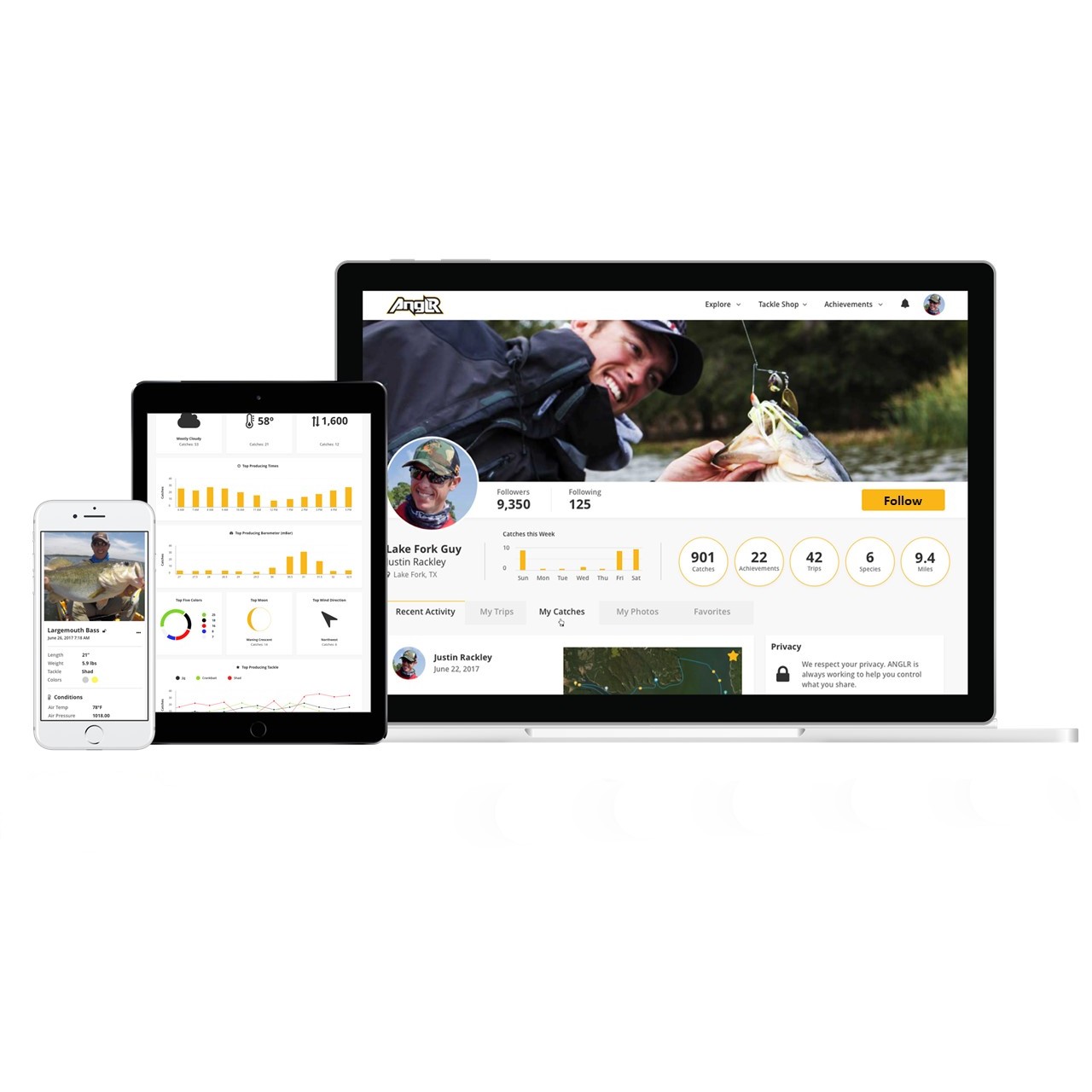 GPS-трекер для рыбалки. ANGLR Bullseye Fishing Tracker купить в Москве ...